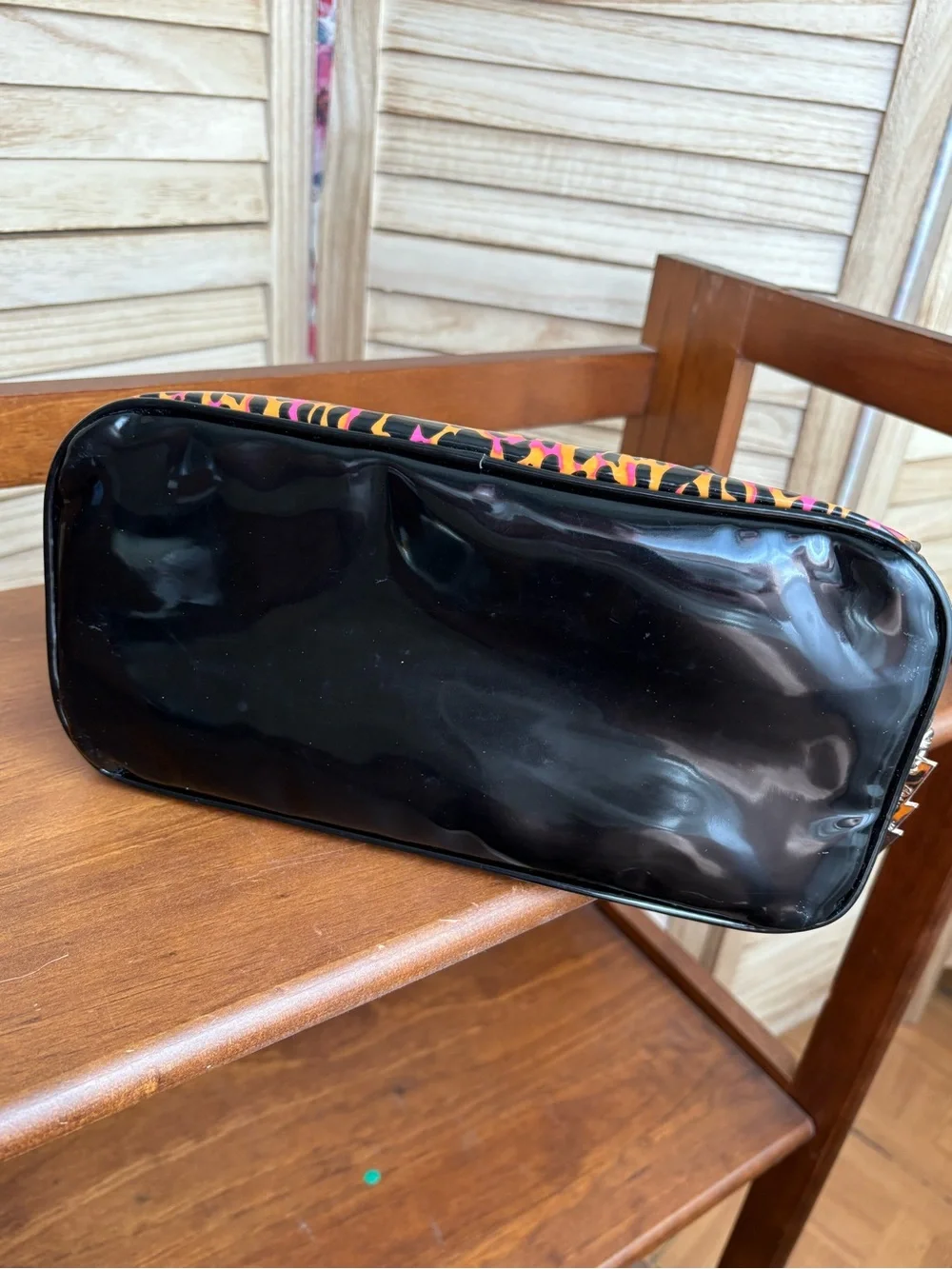 VTG Y2K Betseyville by Betsey Johnson Cheetah Leopard Makeup Toiletry Bag